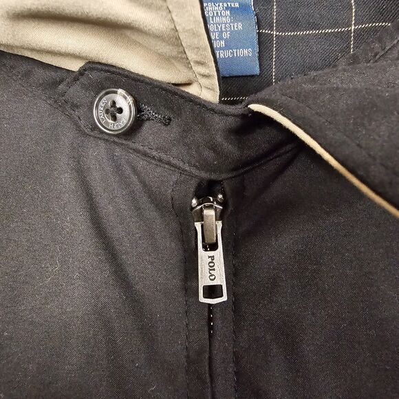 Polo Ralph Lauren Harrington Jacket Mens XXL Black Vintage Eisenhower Preppy - Picture 8 of 14